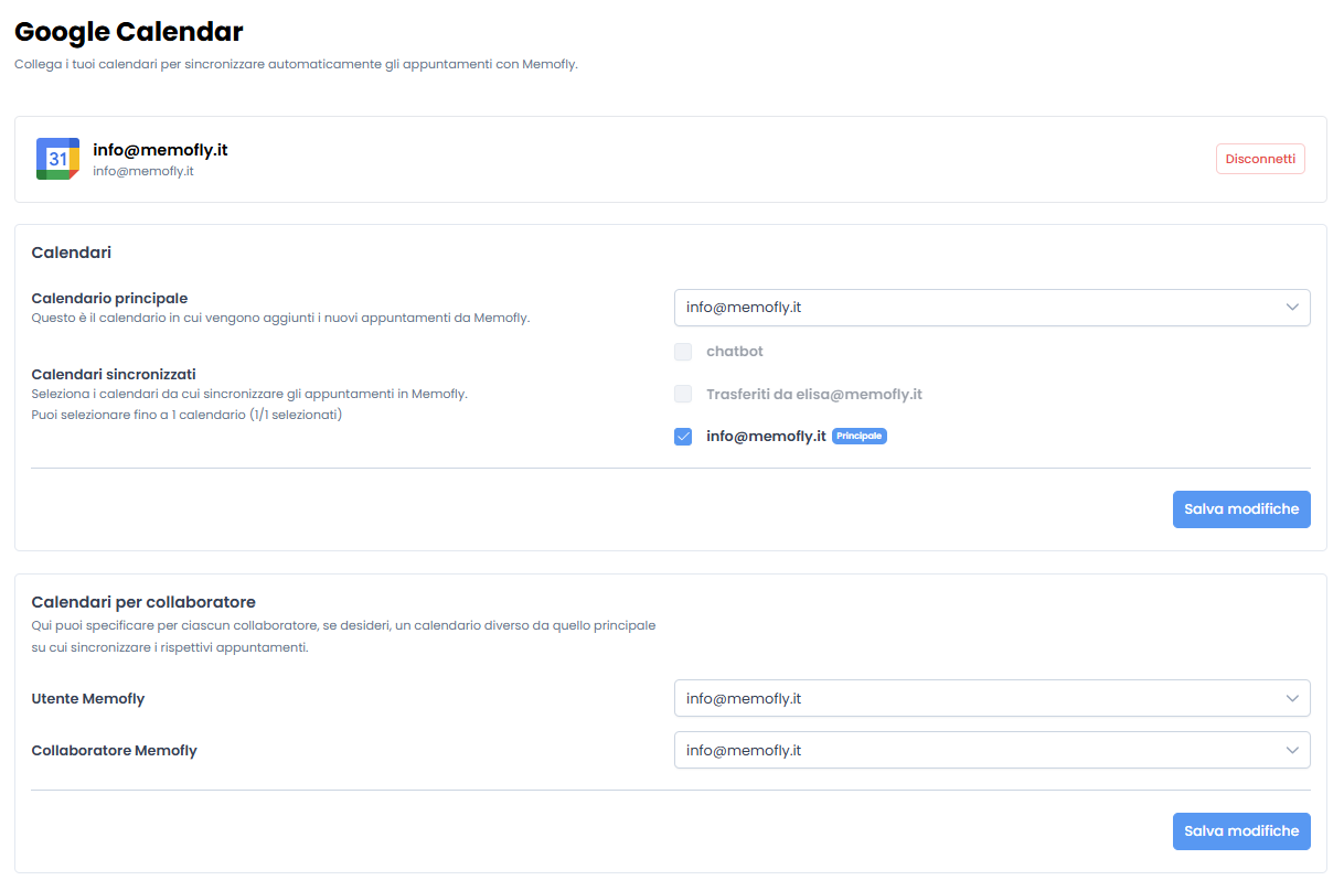 Google Calendar Integration